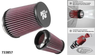 K&N Air filter element f/733854 (DE)