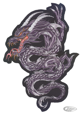 Gray Dragon patch 12"x8.5"
