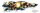 Skull shread left decal 2 3/4"x8 1/8" (DE)