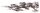 Skull decay left decal 2 7/8"x8 3/8" (DE)