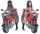 Sport bike girls 2.125"x3.875" decal (DE)