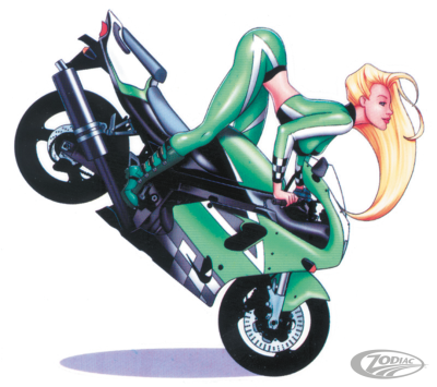 Endo girl 5.15"x4.16" decal (DE)