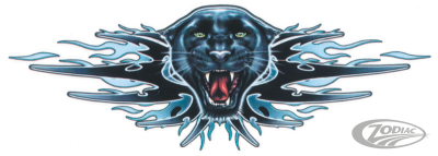 Panther Attack decal 2 5/8"x7.5" (DE)
