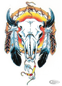 Cow Skulls decal 2.5"x3.75" (2x) (DE)