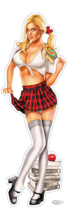 Mini Decal School Babe (DE)
