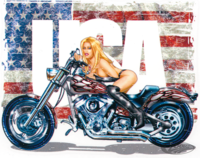 Miss Ride USA  5.46X4.23 decal (DE)