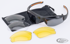 Swift Matte Black-Orange Frame 3 Lenses (DE)