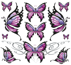 BUTTERFLY SHEET LG 11,5"X11,75" (DE)