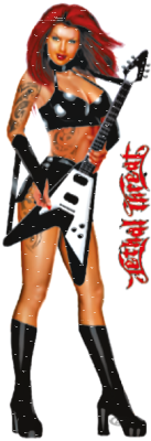 FLYING V GIRL  3"X10" (DE)