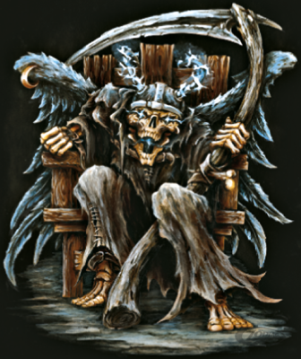 ELECTRIC CHAIR REAPER 6"X8"