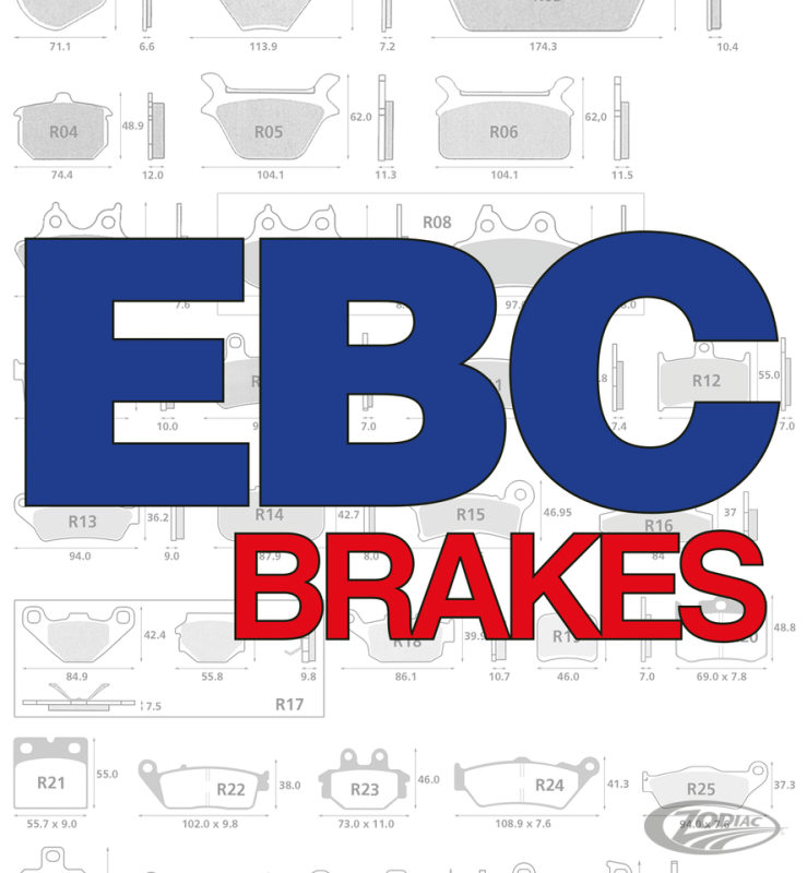 EBC-V RR brake pads Indian 09-13 (DE)