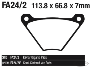 EBC-V brake pads (DE)
