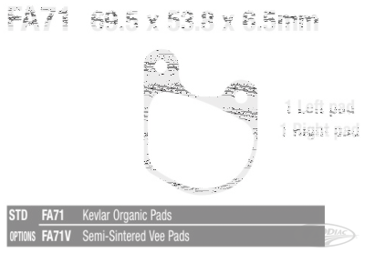 EBC-V FX77-83 XL77-83 FR brake pads (DE)