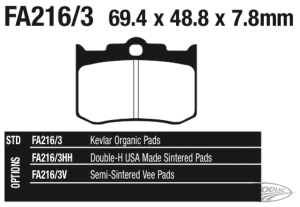 EBC-HH PM 125X4 137X4B pads 7.8mm (DE)