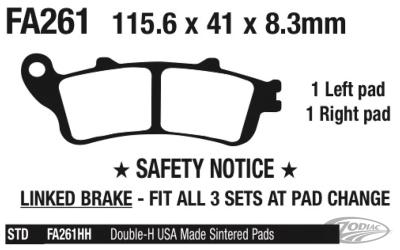 EBC-HH Victory Vision 08-up FR pads (DE)