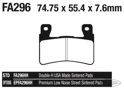 EBC-HH XR08-13 F*ST15-UP FR brake pads