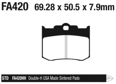 EBC-HH PM 137X4 pads (DE)