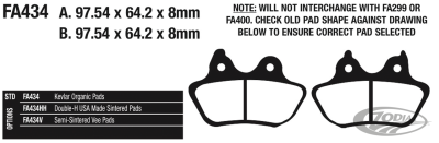 EBC-HH F*ST06-07 RR brake pads (DE)