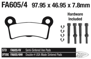EBC-V Trike 09-13 rear brake pads (DE)