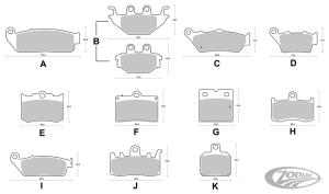 SBS HLS RR Brake pads Indian 14-up