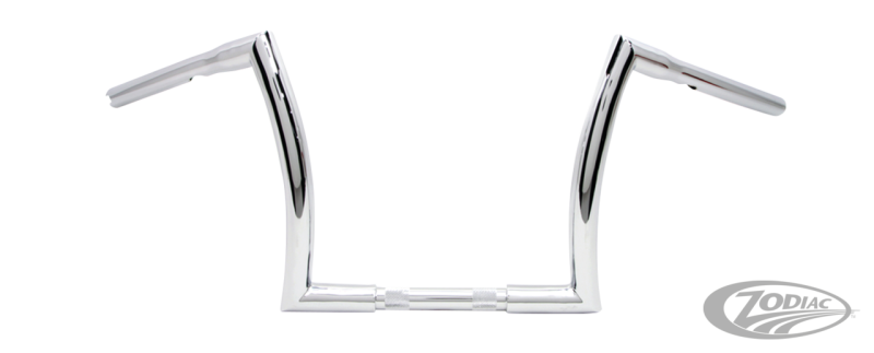 12" Z Bar 1" Chrome Dimpled TBW (DE)