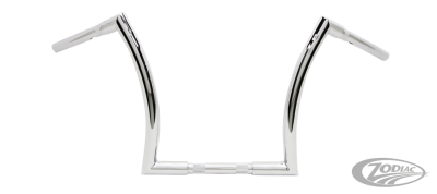 14" Z Bar 1" Chrome Dimpled TBW