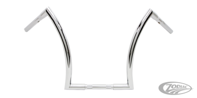 16" Z Bar 1" Chrome Dimpled TBW