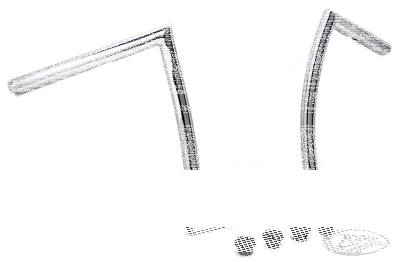 17" ChiZeled Bar 1" Chr Dimpled TBW (DE)