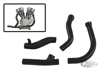 2-1 Complete Exhaust Black FL48-57 (DE)