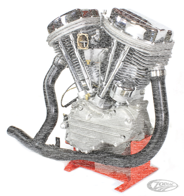 2-1 Complete Exhaust Black FL48-57 (DE)