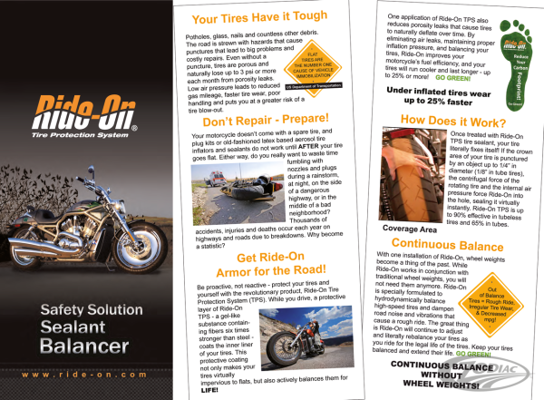 Ride-on Tire protection system 8Oz.bottl (DE)
