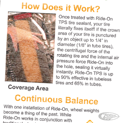 Ride-on Tire protection system 8Oz.bottl (DE)