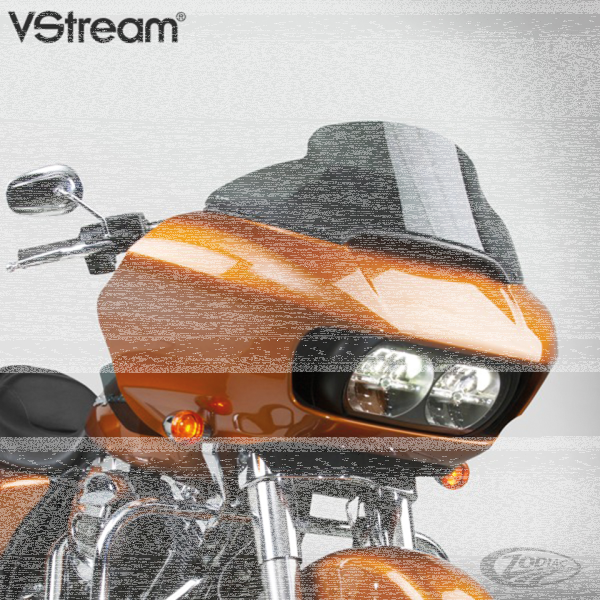 V-Stream 9" windscreen FLTR15-UP dark (DE)
