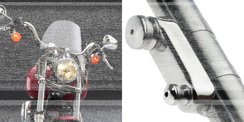 Switchblade Deflector Clear kit 41mm for (DE)