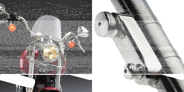 Switchblade Deflector Clear kit 41mm for (DE)