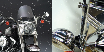 Switchblade Deflector Clear kit 41mm for (DE)