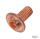 Copper flanged sckt button hd scrw M6x12 (DE)