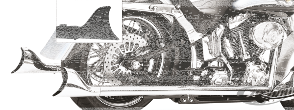 F*ST07-17 33s SHARKTAIL DUAL CHROME (DE)