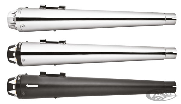 US-OUTLAW SLIP-ONS CHROME FLH/T95-16 (DE)