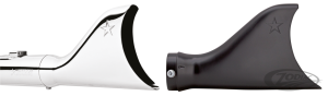 FREEDOM Sharktail end cap 2 1/8" chrome (DE)