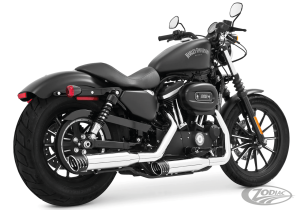 Racing slip on XL14-up chrome/black (DE)