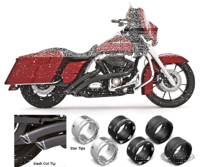 Sharp curve radius+caps Bk/Bk FLH/T95-16 (DE)