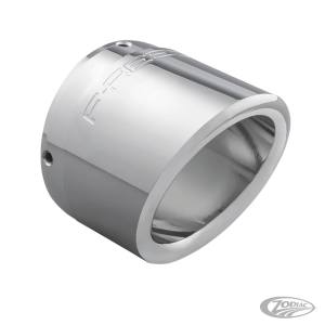 LIBERTY/RACING ROLLED EDGE CHROME TIP 4"