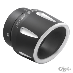 Combat 4.5" Harley endcap Black Sculpted