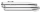 4.5" TURN-OUT S/OS CHR/CHR FLH/T17-UP (DE)