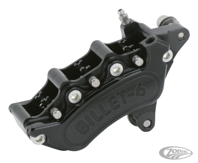 Billet 6 caliper 11.5" FLSTS fr Blk