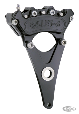 Billet 6 caliper+Y-bracket 10" 76-84 Blk (DE)