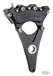 Billet 6 caliper+Y-bracket 10" 76-84 Blk (DE)