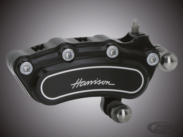 Harrison RR Caliper bracket Softail blck (DE)