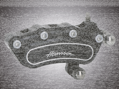 Billet RR Caliper bracket F*ST00-07 blck (DE)